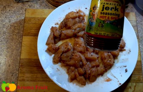 Jerk Chicken And Shrimp Pineapple Bowl Recipe